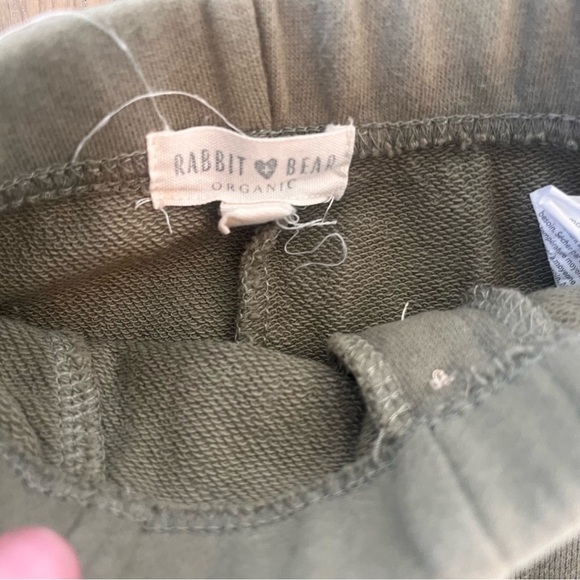 4 piece 0-3 month outfit bundle Old Navy Organic Cotton Ribbed Striped Blue Tan - Picture 13 of 16